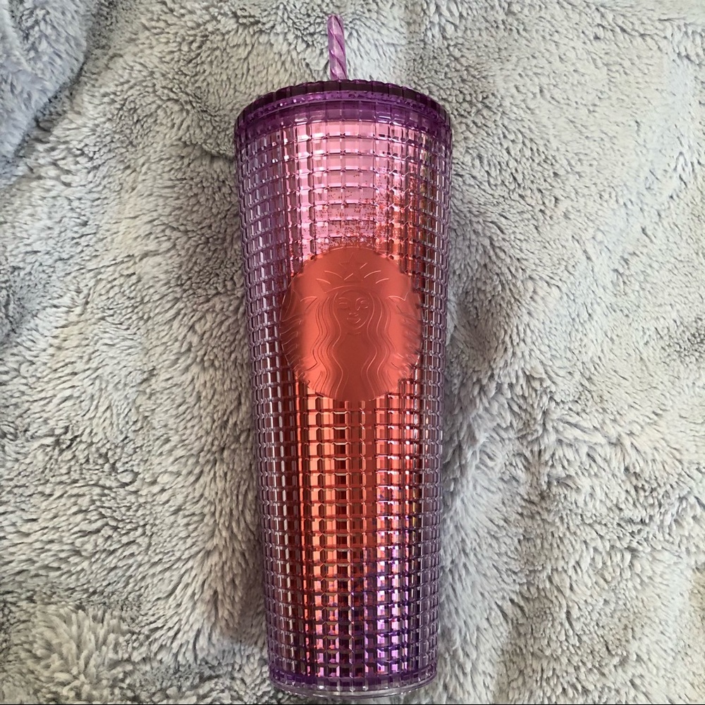 BNWT Starbucks Summer ‘21 Purple/Red Disco Tumbler